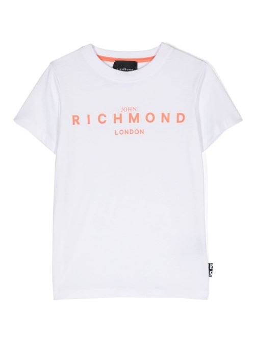 t-shirt bambino RICHMOND Junior | RBP24002TSSWWHITEPEACH